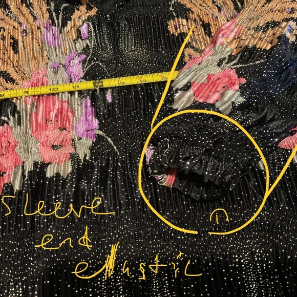 ‘’’VALENTINA ‘’’’   VINTAGE  PLEATED    SPRING JACKET one size fits all. - Picture 7 of 12